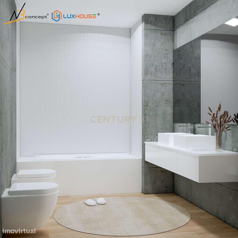 Moradia T4 em banda  com Piscina, Fernão Ferro-31