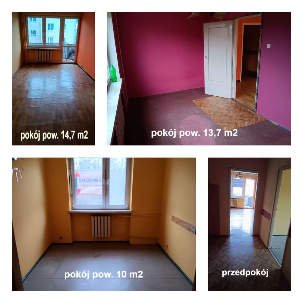 Trzypokojowe mieszkanie przy Piastowskiej z osobną kuchnią i WC! - Pełny obrazek: 4/16