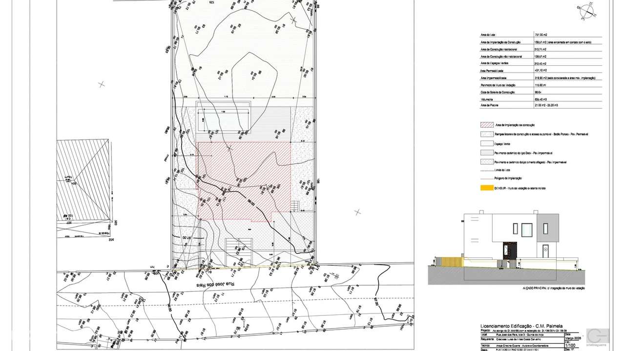 Lote Urbano para Moradia T4 com Piscina Quinta do Anjo–Serra Arrábida-4
