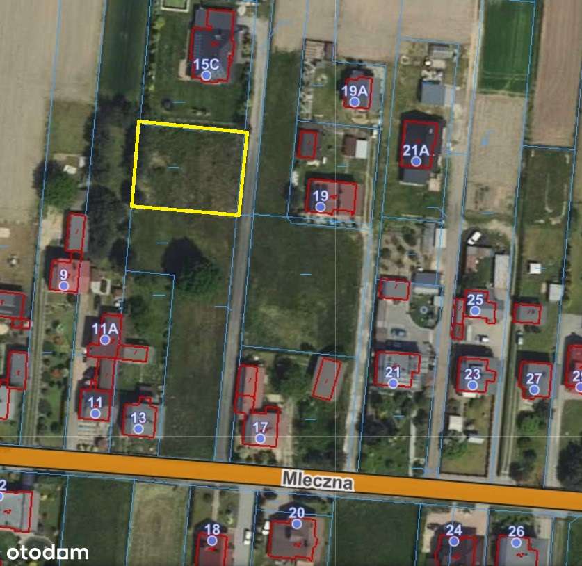 działka budowlana Orzesze Gardawice 800 m2-3