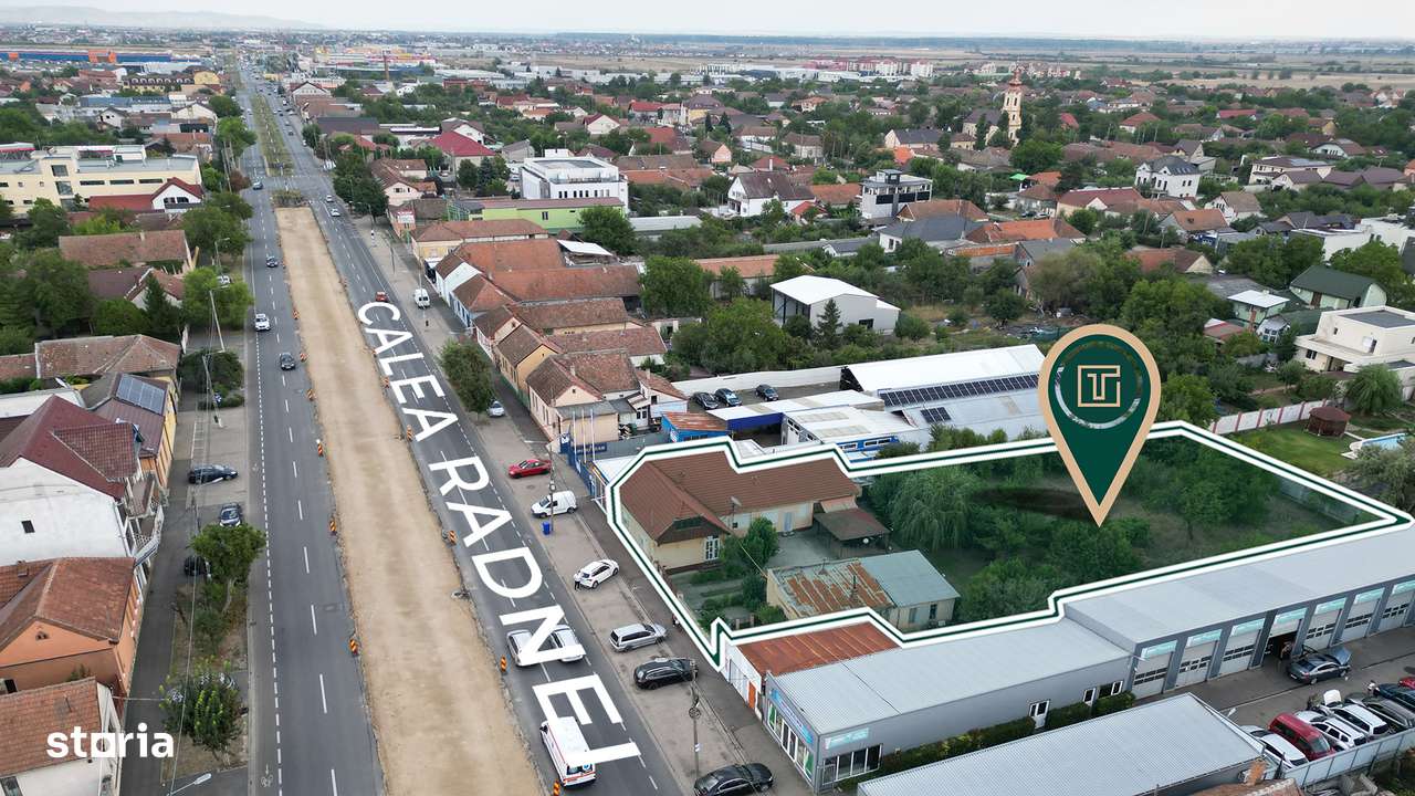 Teren pentru expunere comerciala de 2080 mp cu FS de 32 ml, Micalaca - Imagine principală: 1/20