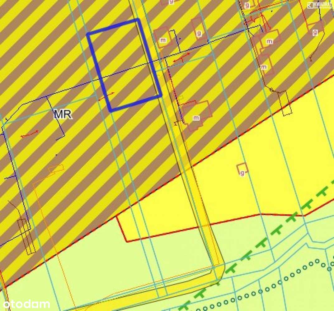 Działka budowlana 1300m2 - Krasienin-Kolonia - Pełny obrazek: 4/4