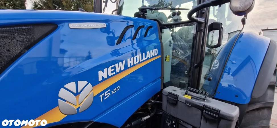 New Holland T5 120 Krajowy Jak NOWY 1070 MTG Pierwszy właściciel Pneumatyka - 9