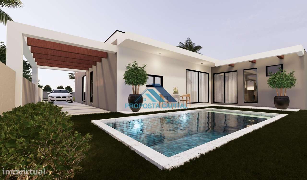 MORADIA TÉRREA UNIFAMILIAR T3 COM PISCINA | FERNÃO FERRO - Grande imagem: 2/26