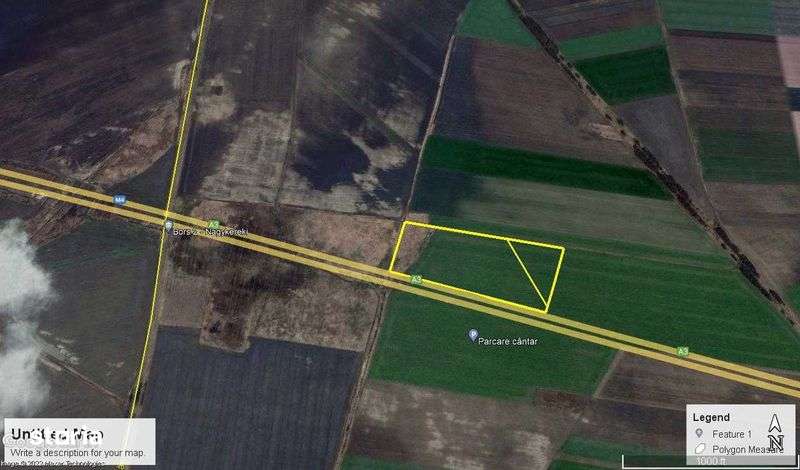 Teren A3 Bors - lipit de spatiu de servicii granita cu Ungaria - Imagine principală: 4/6