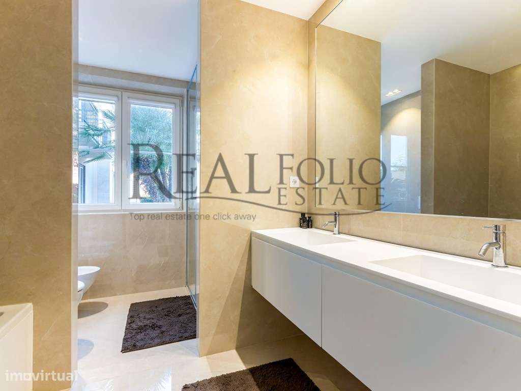 Apartamento T3 no Palácio da Junqueira residências, com jardim priv...-14