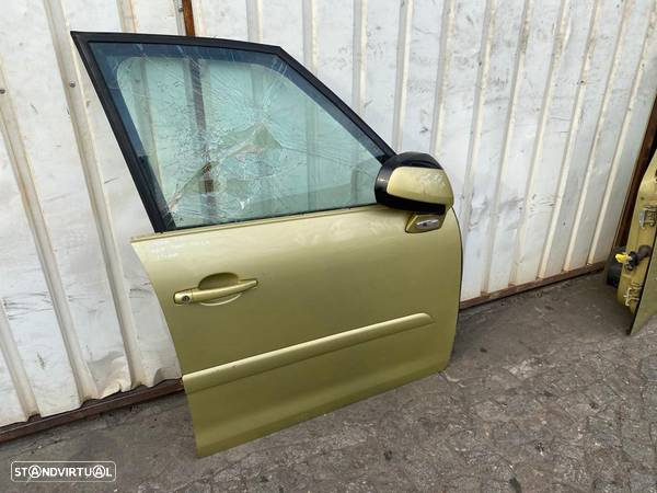 PORTA PORTAS FRENTE FRONTAL DIREITA CITROEN C4 GRAND PICASSO I 1 MK1 UA C4 PICASSO UD 9004Y0 FECHO ELEVADOR MOTOR PUXADOR VIDRO RETROVISOR RETROVISORES - 3