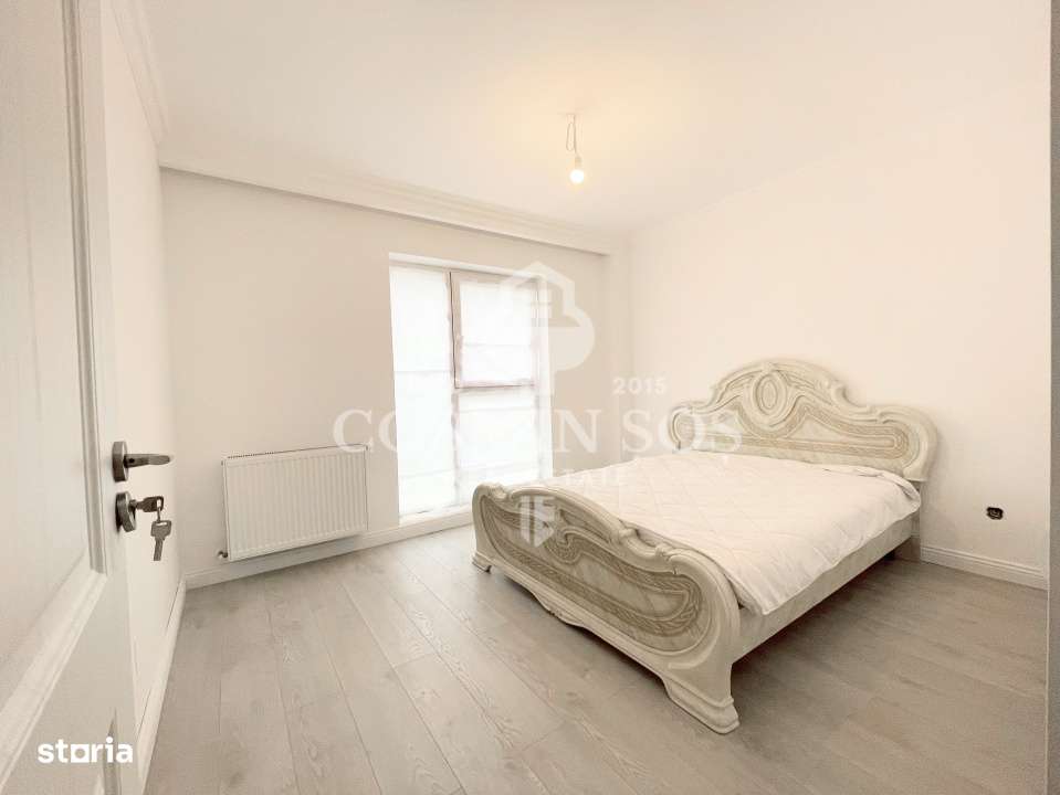 Apartament cu 3 camere de vanzare, cu gradina si parcare, Floresti-0