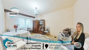 Apartament cu 2 camere la etaj intermediar,în zona Aurel Vlaicu(ID:288