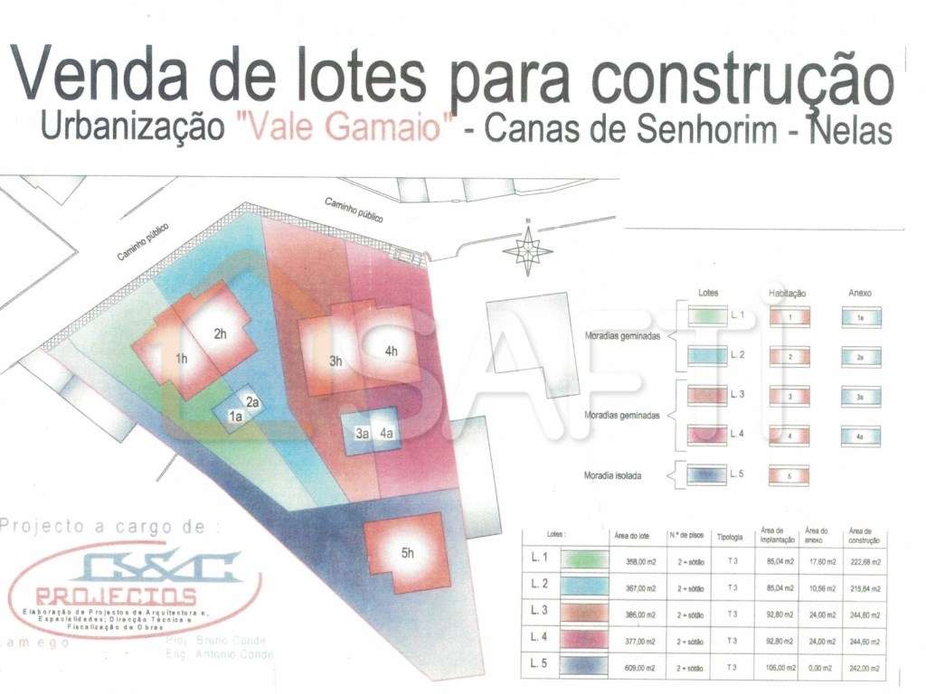 VISEU-NELAS-EXCLUSIVO: Terreno ÚNICO para Construção - Canas de Sen... - Grande imagem: 4/4