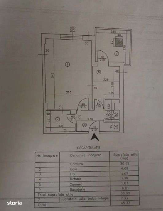 Apartament 1 camera Hala Centrala - Imagine principală: 5/5