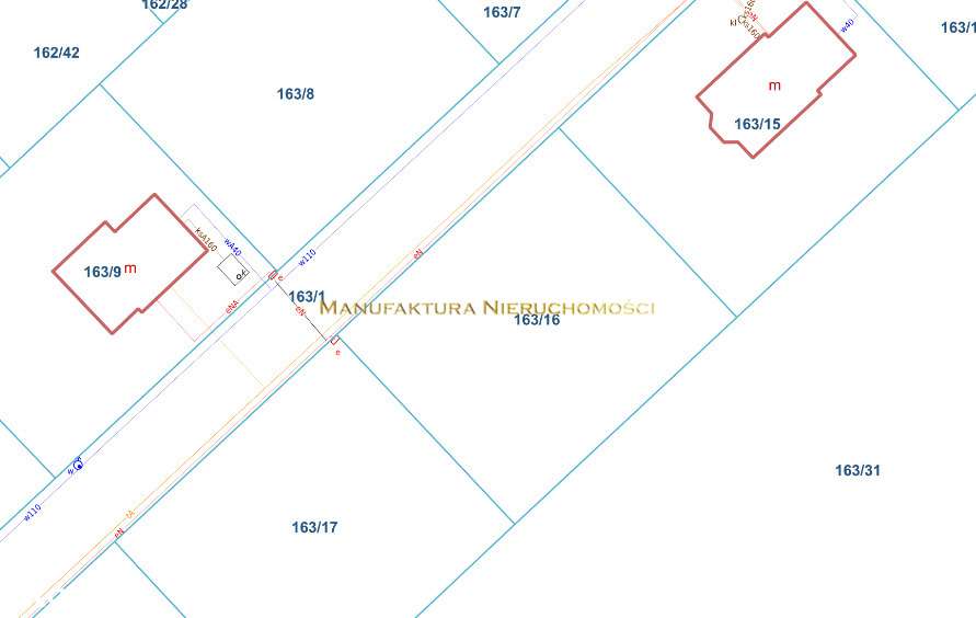 Działka budowlana z mediami obok Żukowa-5