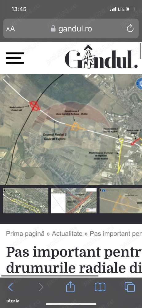 Teren 12,464mp Chitila / Strada Padurii - Imagine principală: 5/8