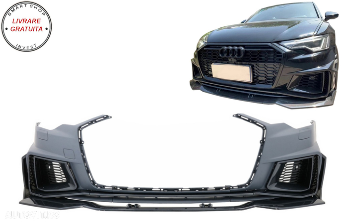 Bara Fata compatibila cu Audi A6 C8 4K (2018-2020) RS6 Design- livrare gratuita - 11