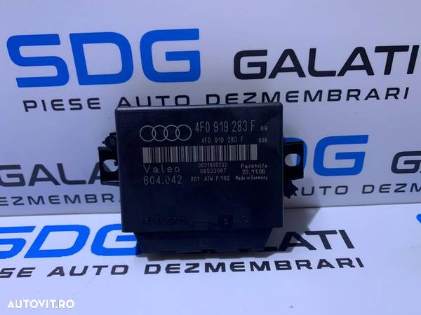 Unitate Modul Calculator Senzori Parcare PDC Parktronic Audi A6 C6 4F 2004 - 2011 Cod 4F0919283F - 1