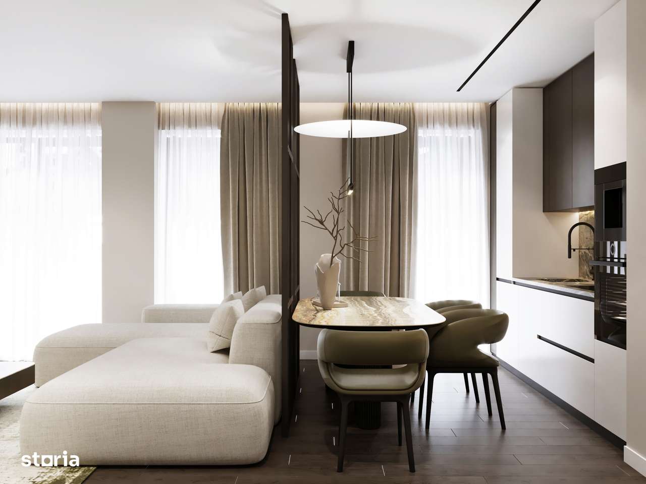 Comision 0% și 2 parcări Klaus – apartament de 3 camere Horizon City - Imagine principală: 4/15