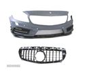 PARA-CHOQUES FRONTAL PARA MERCEDES W176 A45 12-15 LOOK AMG + GRELHA COM SENSORES - 3