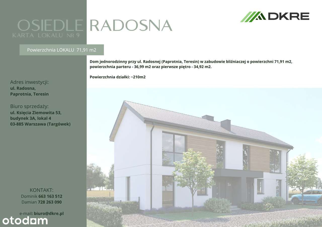 Dom w zabudowie bliźniaczej, osiedle domów, 4 pokoje - Pełny obrazek: 5/8