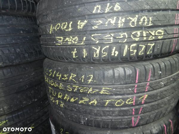 Opony 225/45r17 bridgestone turanza t001 7mm lato para - 1