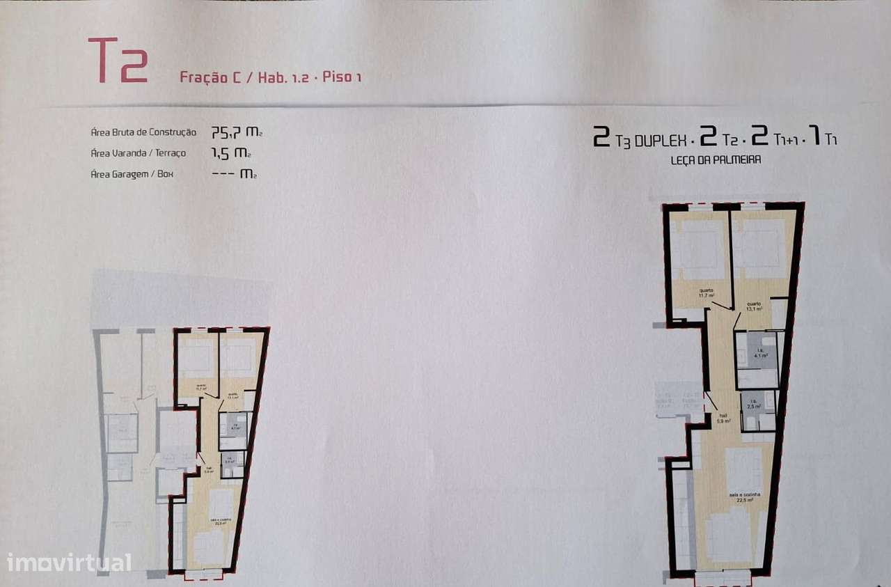 T2 novo em  zona nobre Leça da Palmeira-15