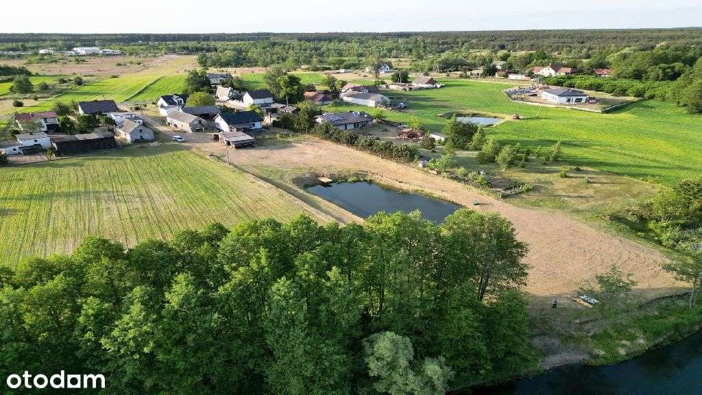 Dom na działce 5 tys M ze stawem i brzegiem Drwęcy-5