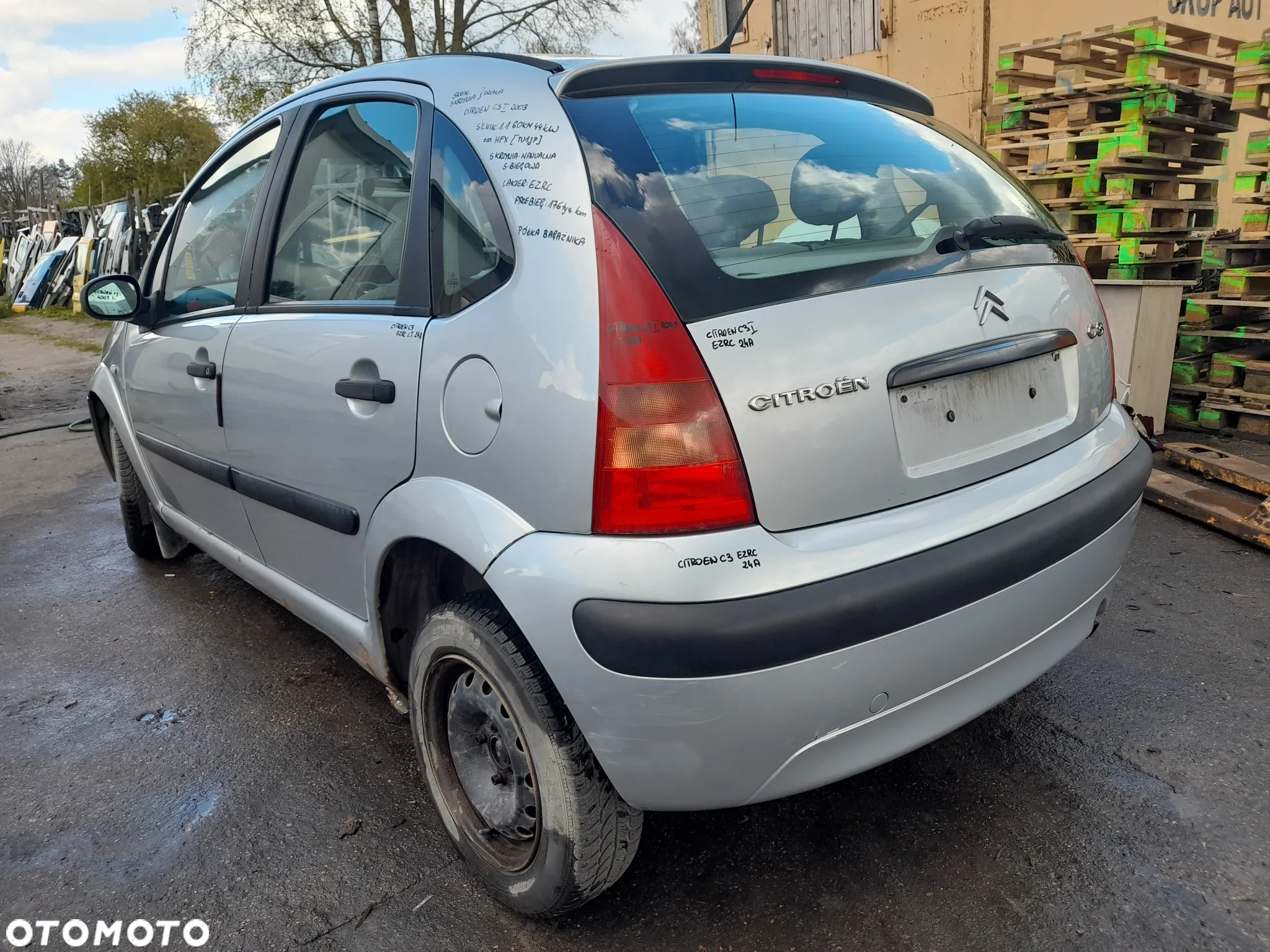 CITROEN C3 I DRZWI LEWY TYŁ LEWE TYLNE EZRC - 12