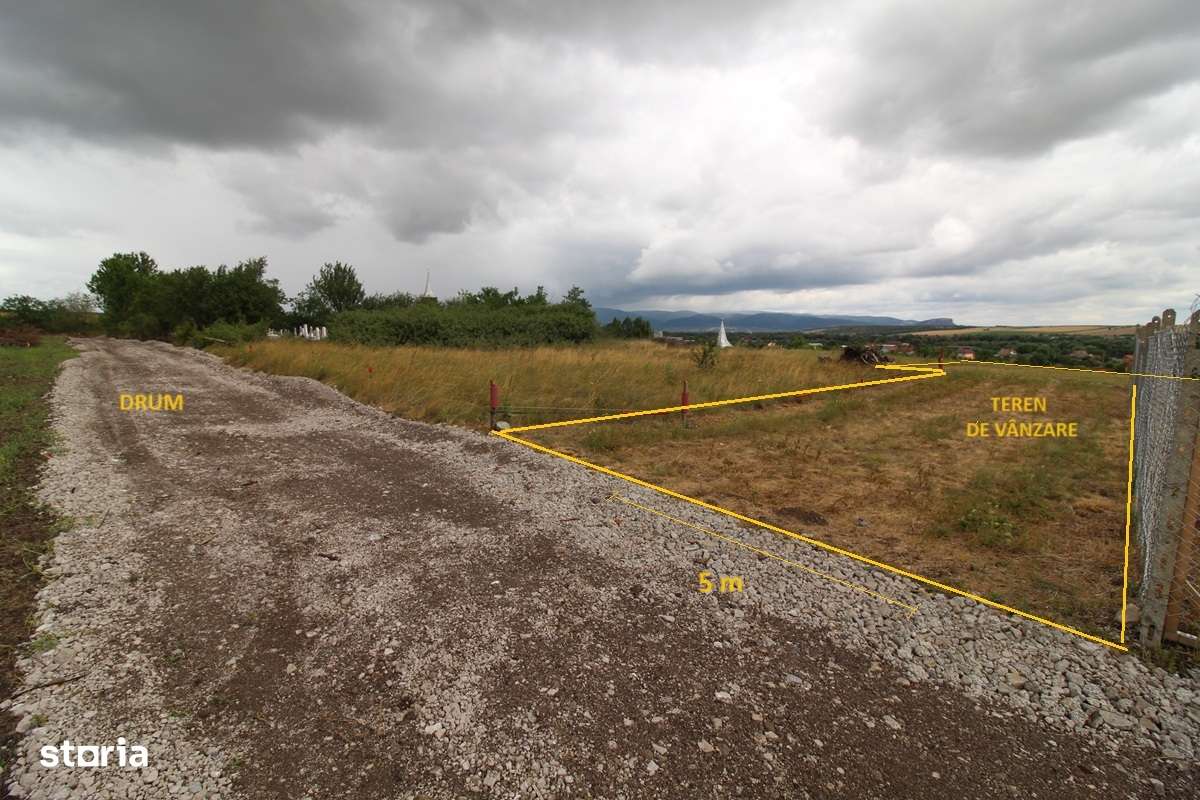 Vând teren intravilan 900mp, în Cristur (7 km de Deva) - Imagine principală: 2/6