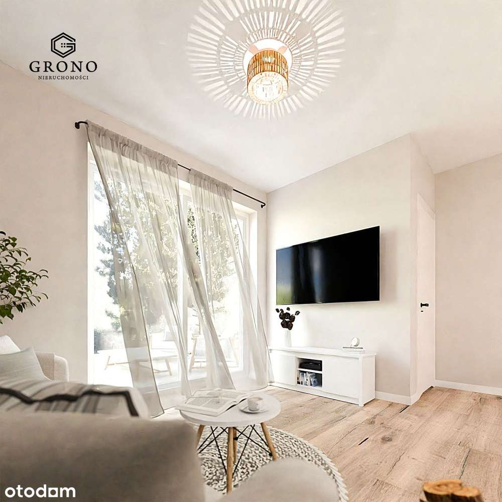 Bezczynszowa kawalerka z ogródkiem i kominkiem!-0