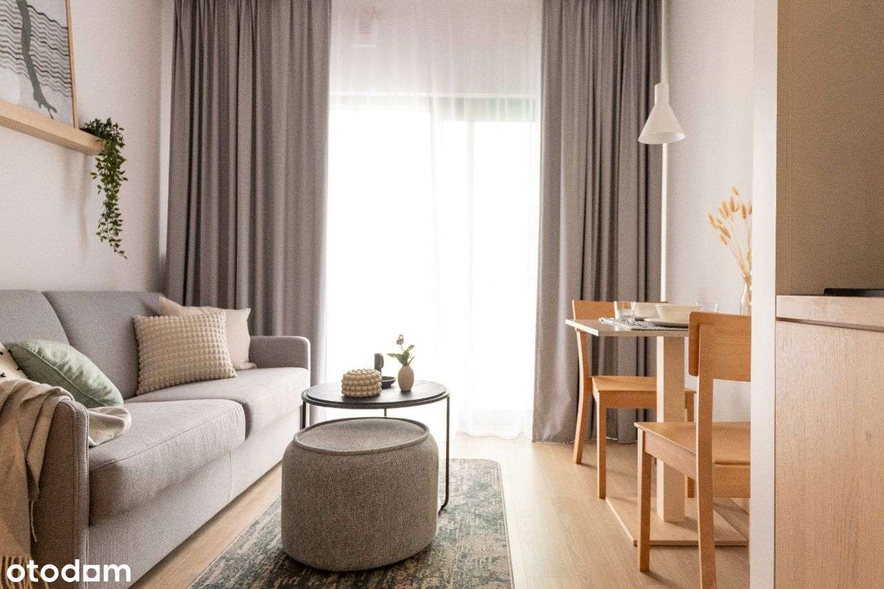 Nowoczesne 2 pokoje z balkonem w pełni wyposażone - Pełny obrazek: 2/13