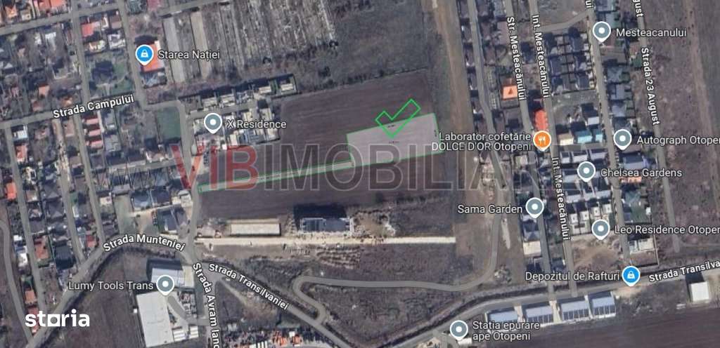 Otopeni, Strada Avram Iancu - teren intravilan 2500 mp - Imagine principală: 5/5