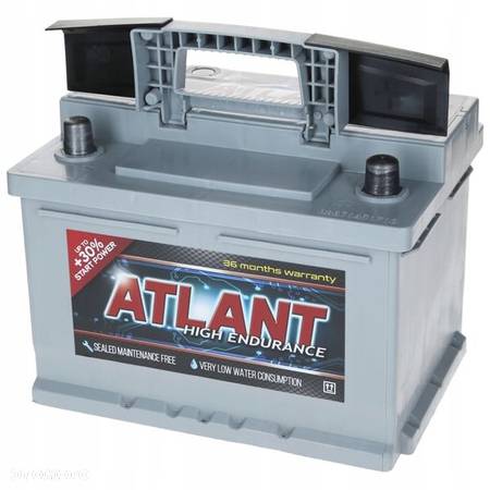 Akumulator ATLANT 12V 63Ah 600A EN P - 6