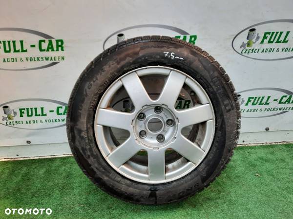 VW Passat B5 ALUFEGA 16" 5x112 ET45 3B0601025A OPONA ZIMA - 4