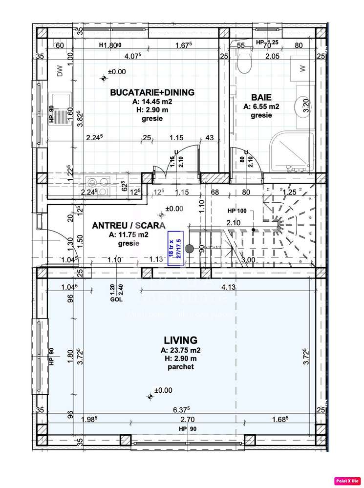 Duplex modern cu 4 camere, 115 mp utili, teren 250mp, Zona Selimbar - Imagine principală: 5/6