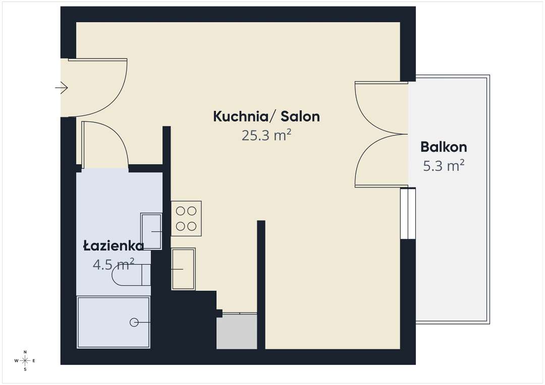 ul. Długa/kawalerka/do wprowadzenia/0%prowizji - Pełny obrazek: 5/13
