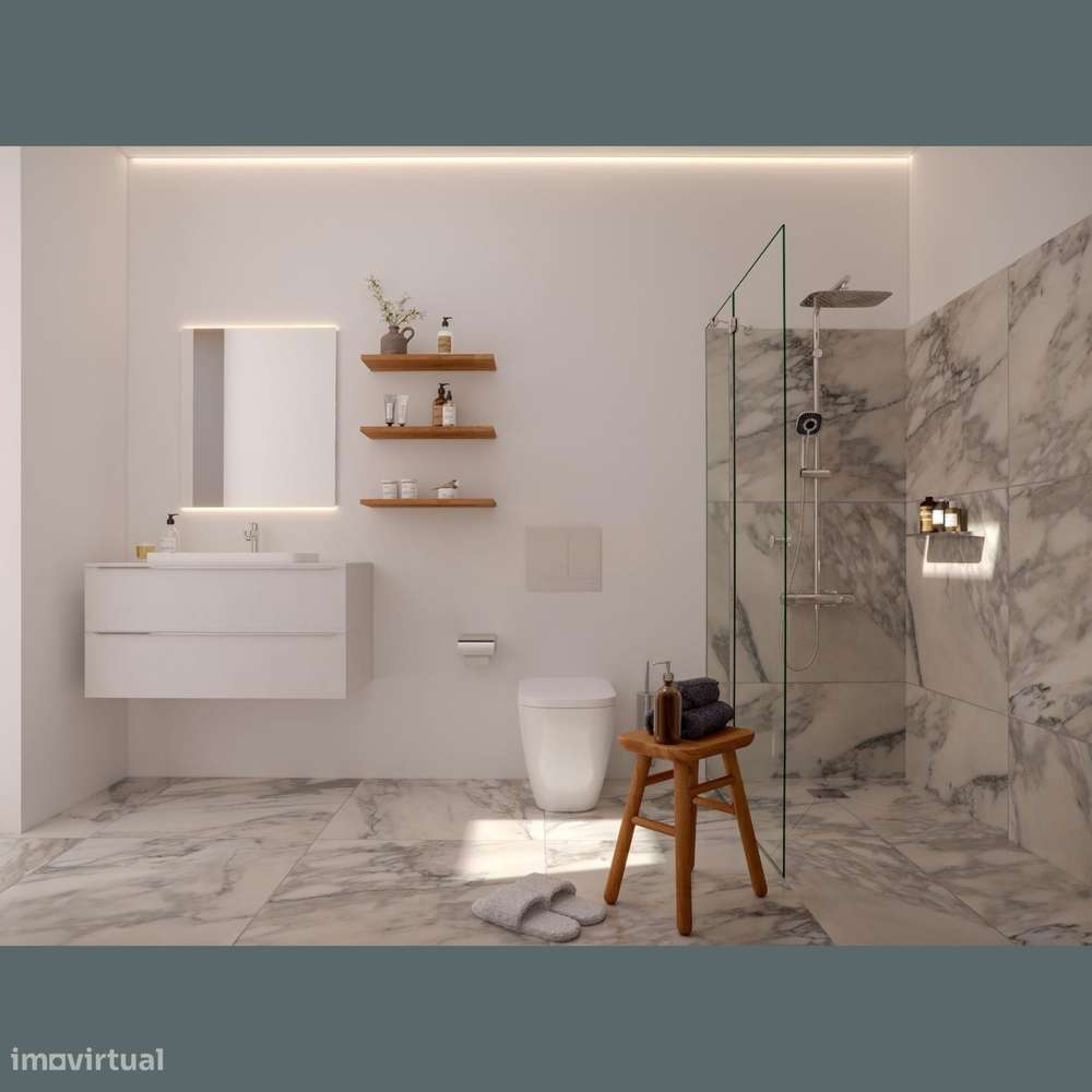 Moradia T3 geminada com terraço e garagem-5