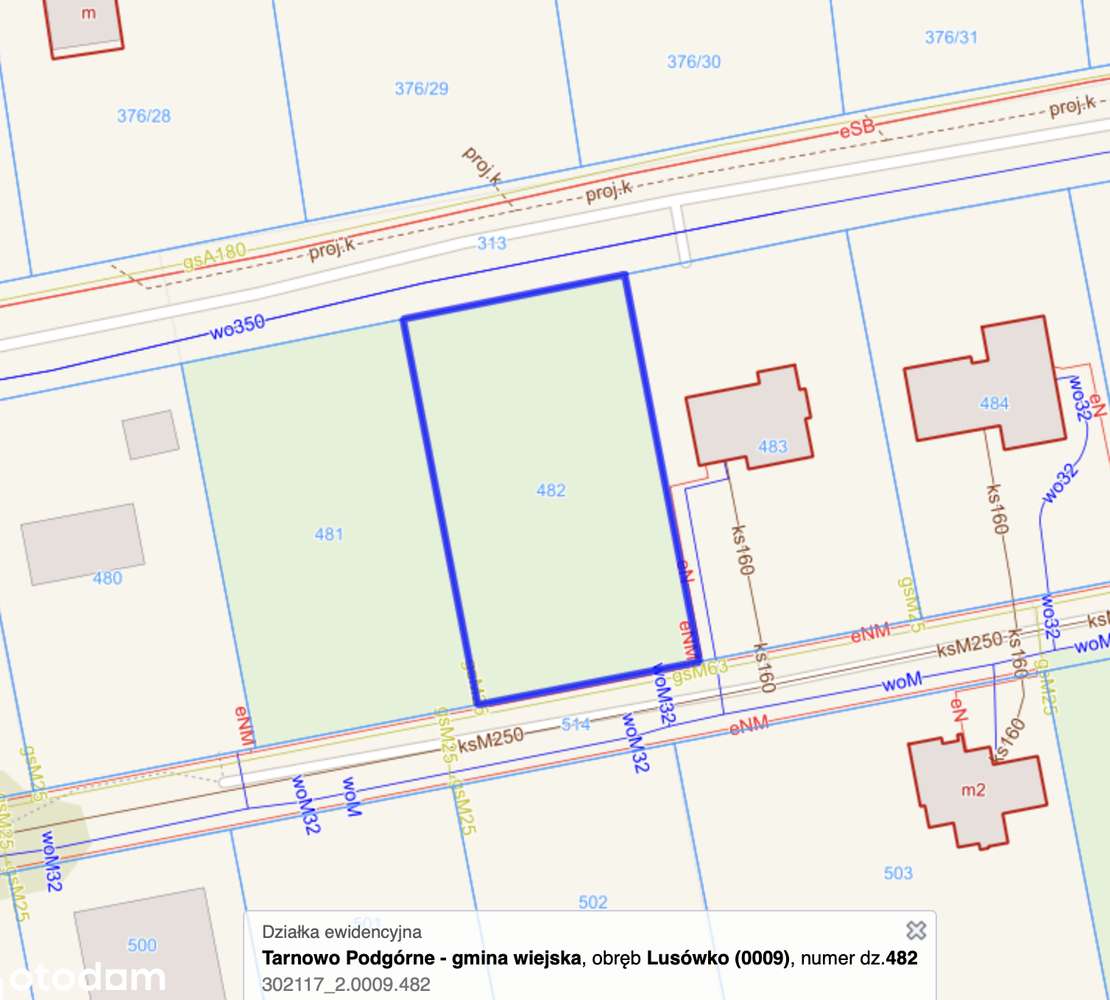 Bardzo ładna, duża działka budowlana w Lusówku-13
