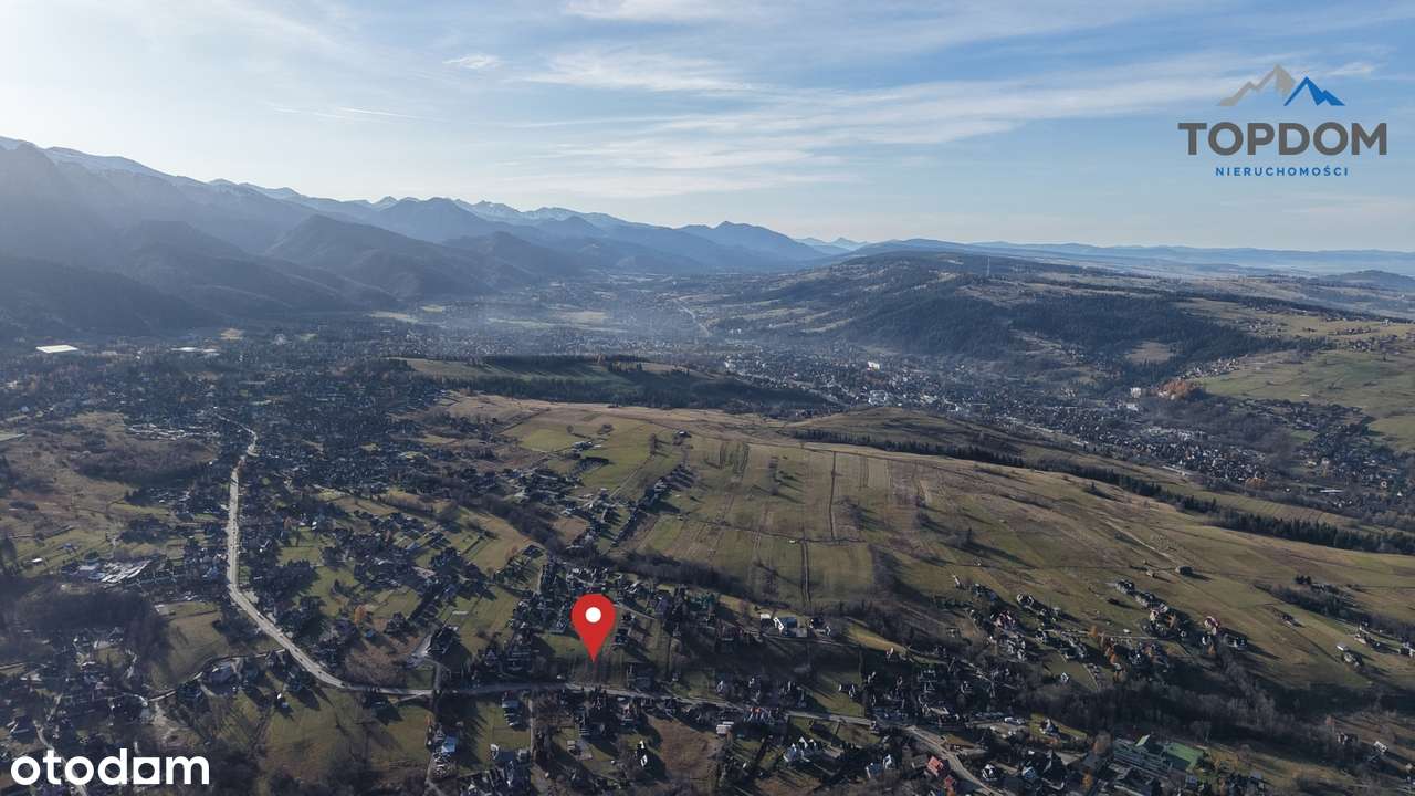 DZIAŁKA Z WIDOKEM W ZAKOPANEM Z POZWOLENIEM NA 3 DOMY I GARAŻ NA 6 AUT-11