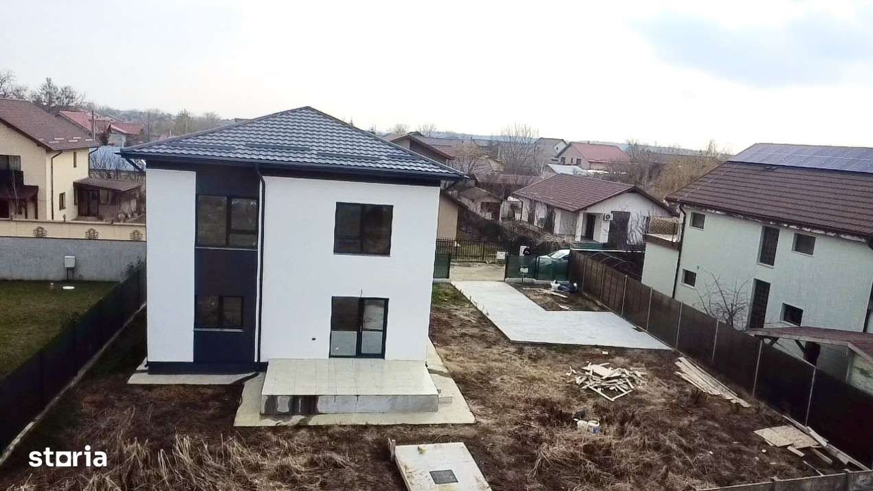 De vanzare vila individuala ''la alb'' 5 camere teren generos Corbeanc-6