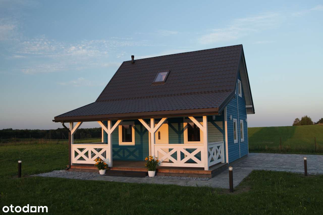 NOWY, całoroczny dom premium na Kaszubach, gotowy do zamieszkania.