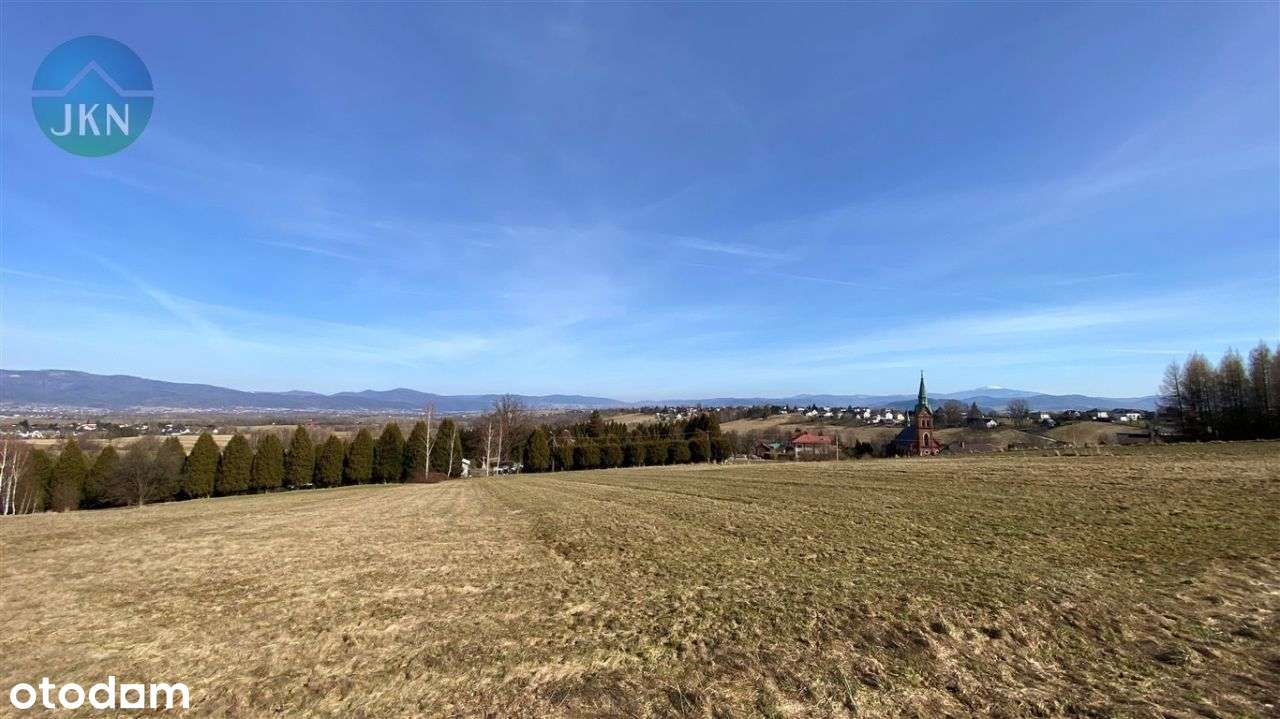 Widokowa działka u podnóża Skrzycznego w Lipowej !-6
