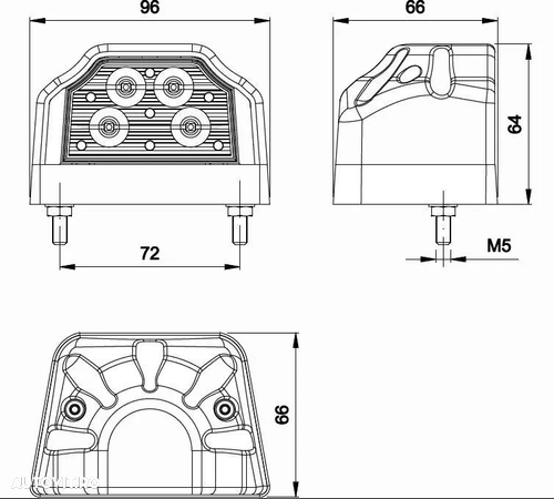 Lampa led numar FRISTOM FT 031 - 3