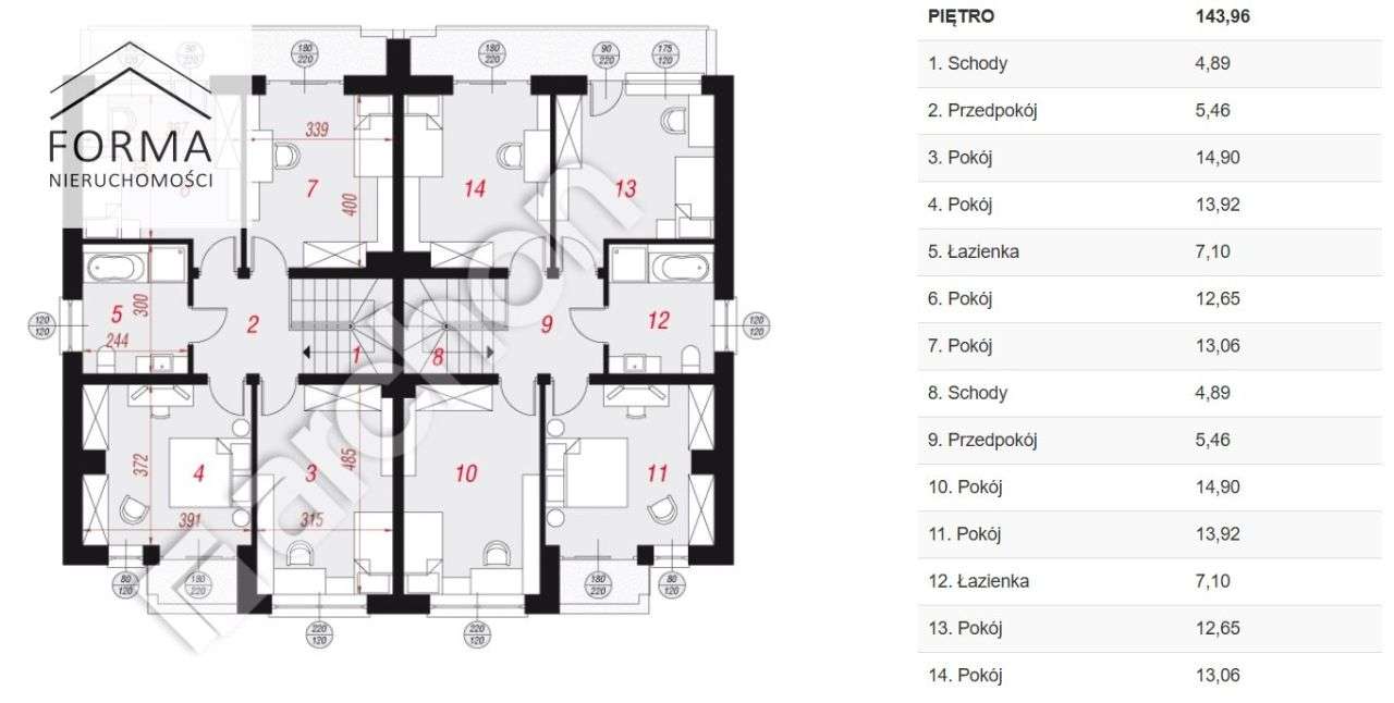 Dom bliźniak | Niemcz | 142m | super lokalizacja - Pełny obrazek: 4/4