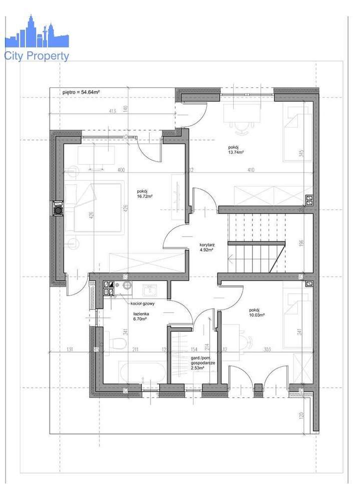 Bliźniak 122 m2 ,garaż -ogród 340 m2-12