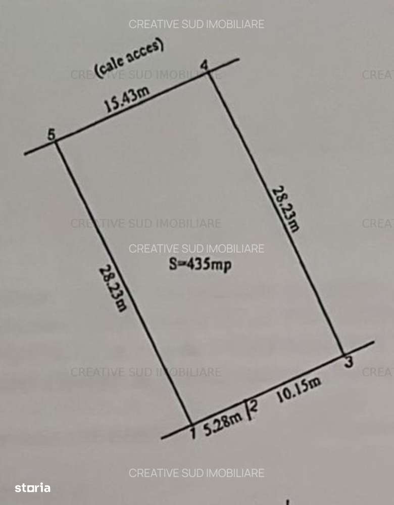 Teren Intravilan 435 mp - Zona Lacuri - 50 m pana la asfalt-1