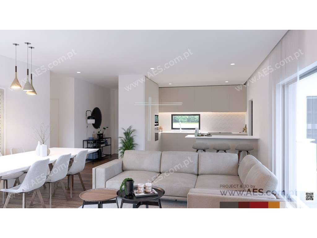 Moradia térrea isolada T3, arquitetura contemporânea com garagem e ... - Grande imagem: 4/12