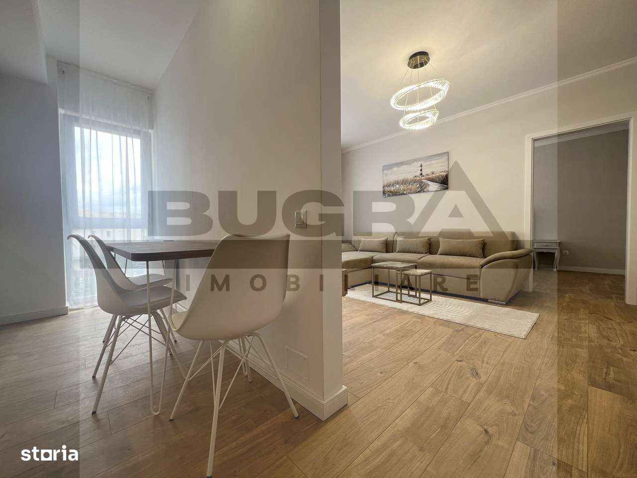Apartament de 2 camere, 55mp, lux, parcare, zona Terra - Imagine principală: 5/7