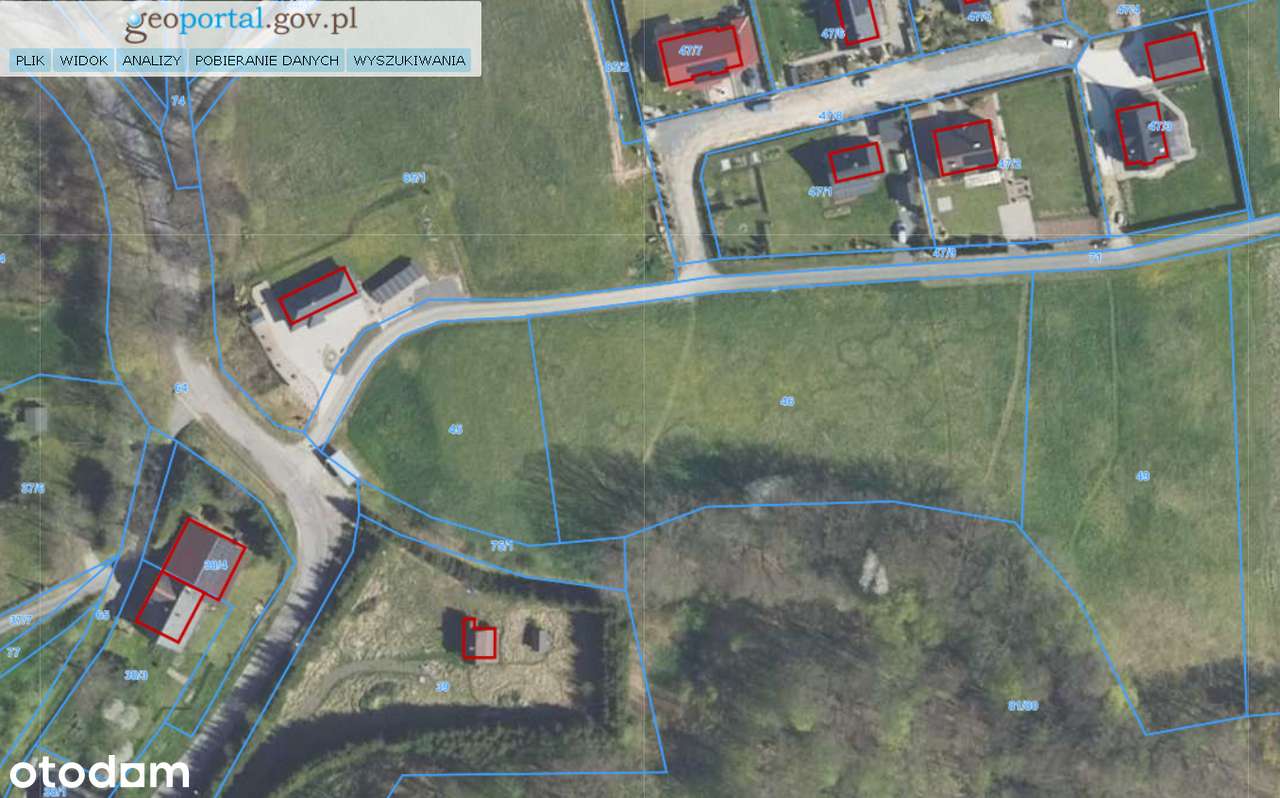 Duża, wyjątkowo położona działka 10 minut od Kłodzka!-5