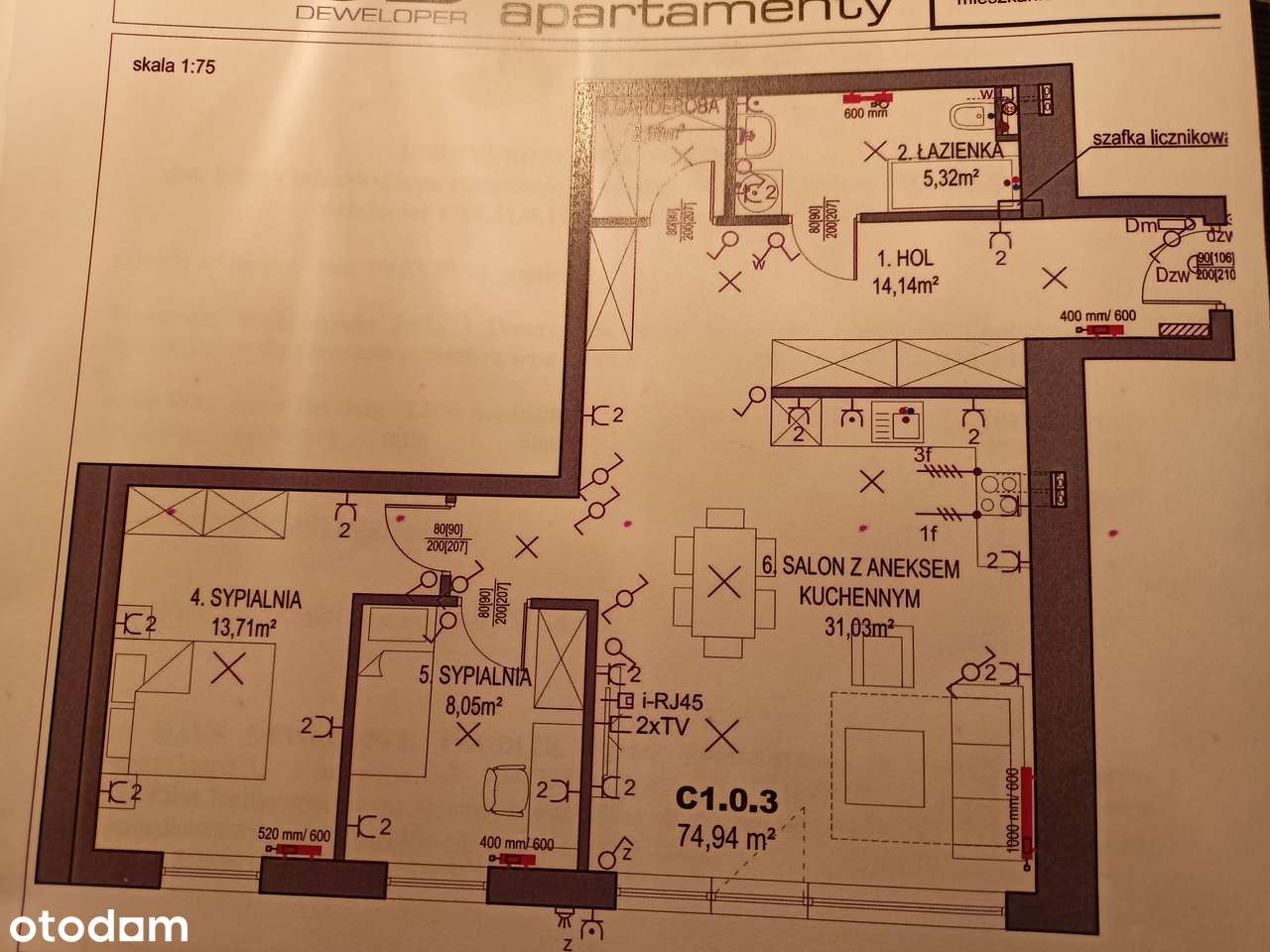 Przestronne mieszkanie z ogrodem na wysokim parterze. - Pełny obrazek: 5/11