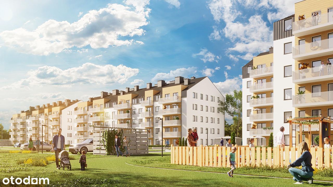 4-pokojowe mieszkanie 87m2 + balkon Bezpośrednio