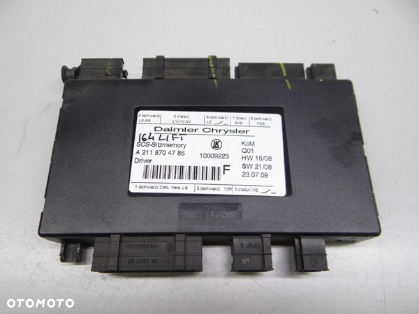 ML W164 Modul fotela 2118704785 - 1